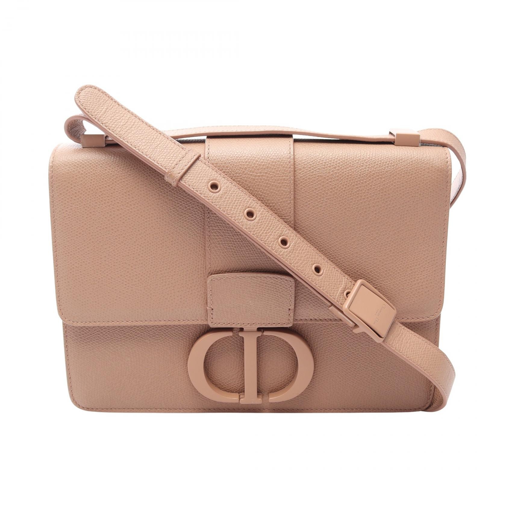 ディオール Dior 30 MONTAIGNE モンテーニュ ショルダーバッグ バッグ レザー レディース ピンク系 【中古】