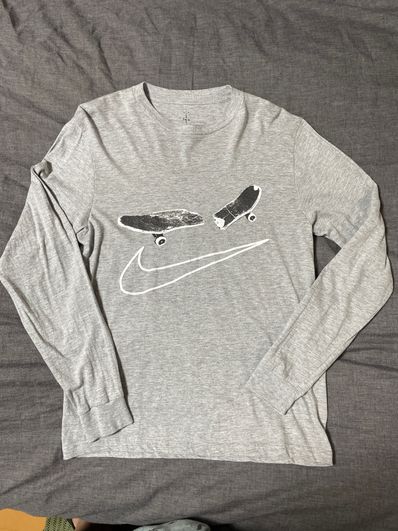 Nike x Travis Cactus Jack For SB Longsleeve T-Shirt I "Grey"