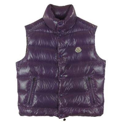 MONCLER モンクレール TIB Down Vest ダウン ベスト ジレ ルーマニア製 パープル系 3【中古】