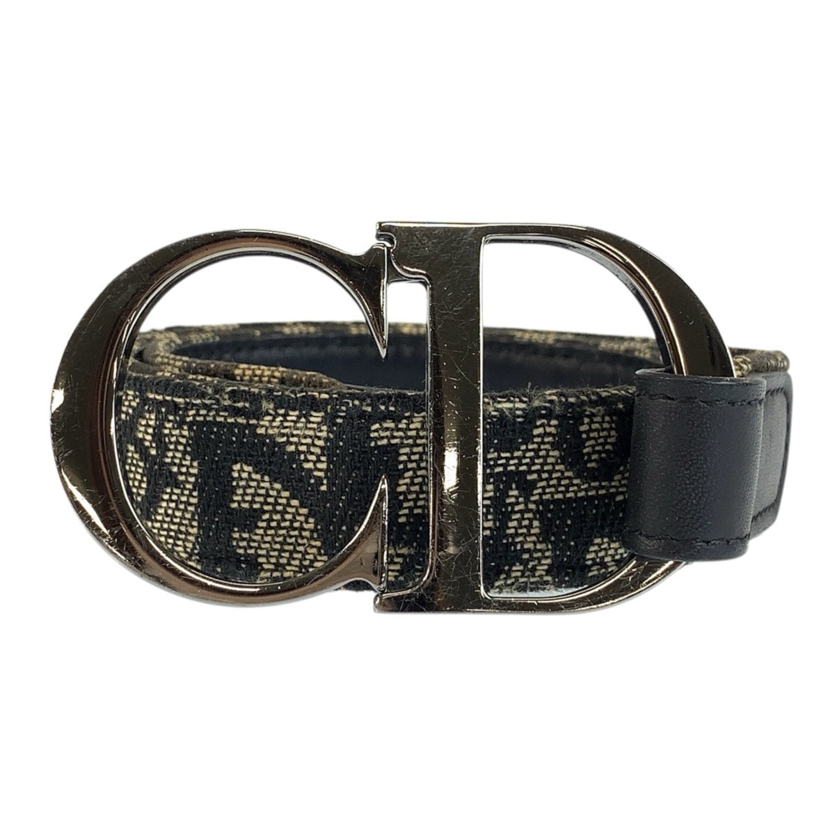 ディオール Dior オブリーク ベルト 衣料品 キャンバス レザー メンズ ブラウン系 / ベージュ系 / ブラック系 4703OWYYEH45E95 【新品】 Dior - ディオール Dior オブリーク ベルト 衣料品 キャンバス レザー