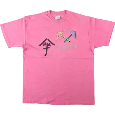 古着 80年代 ヘインズ Hanes BEEFY-T 漢字 プリントTシャツ USA製 メンズL相当 ヴィンテージ/eaa664332