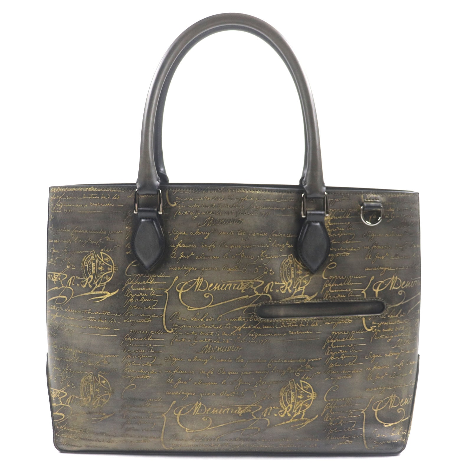 極美品 ベルルッティ
 トートバッグ トゥジュール グレー系 メンズ