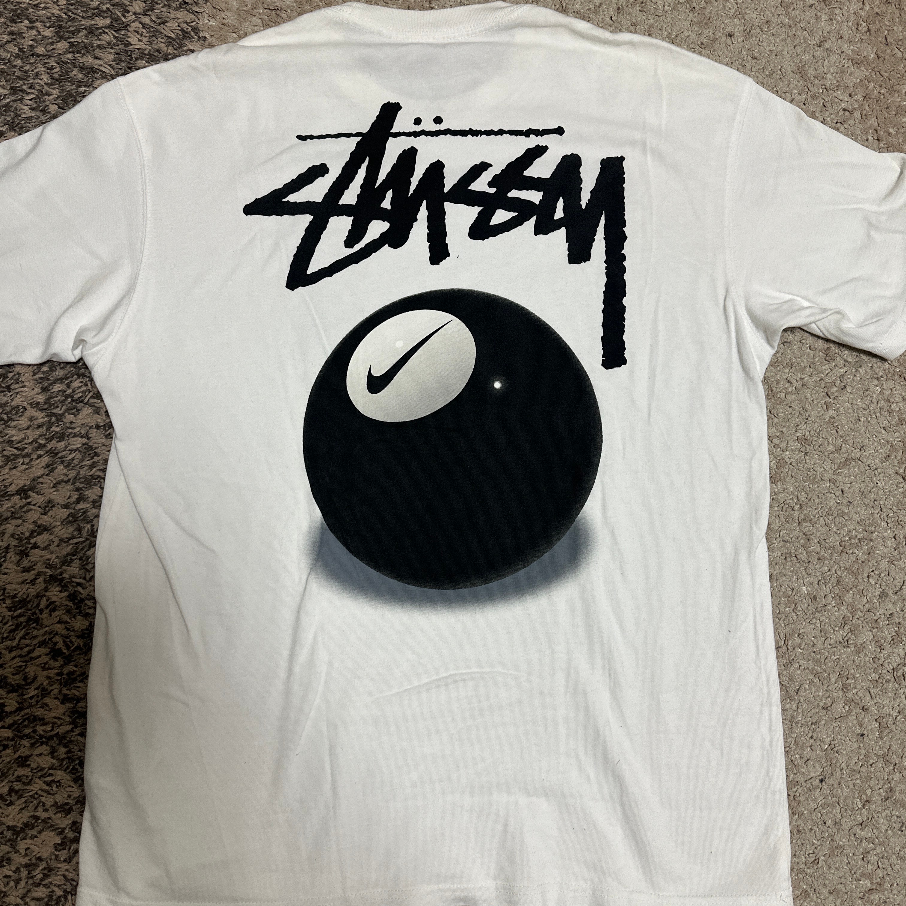 Stussy × Nike SS 8 Ball T-Shirt "White"