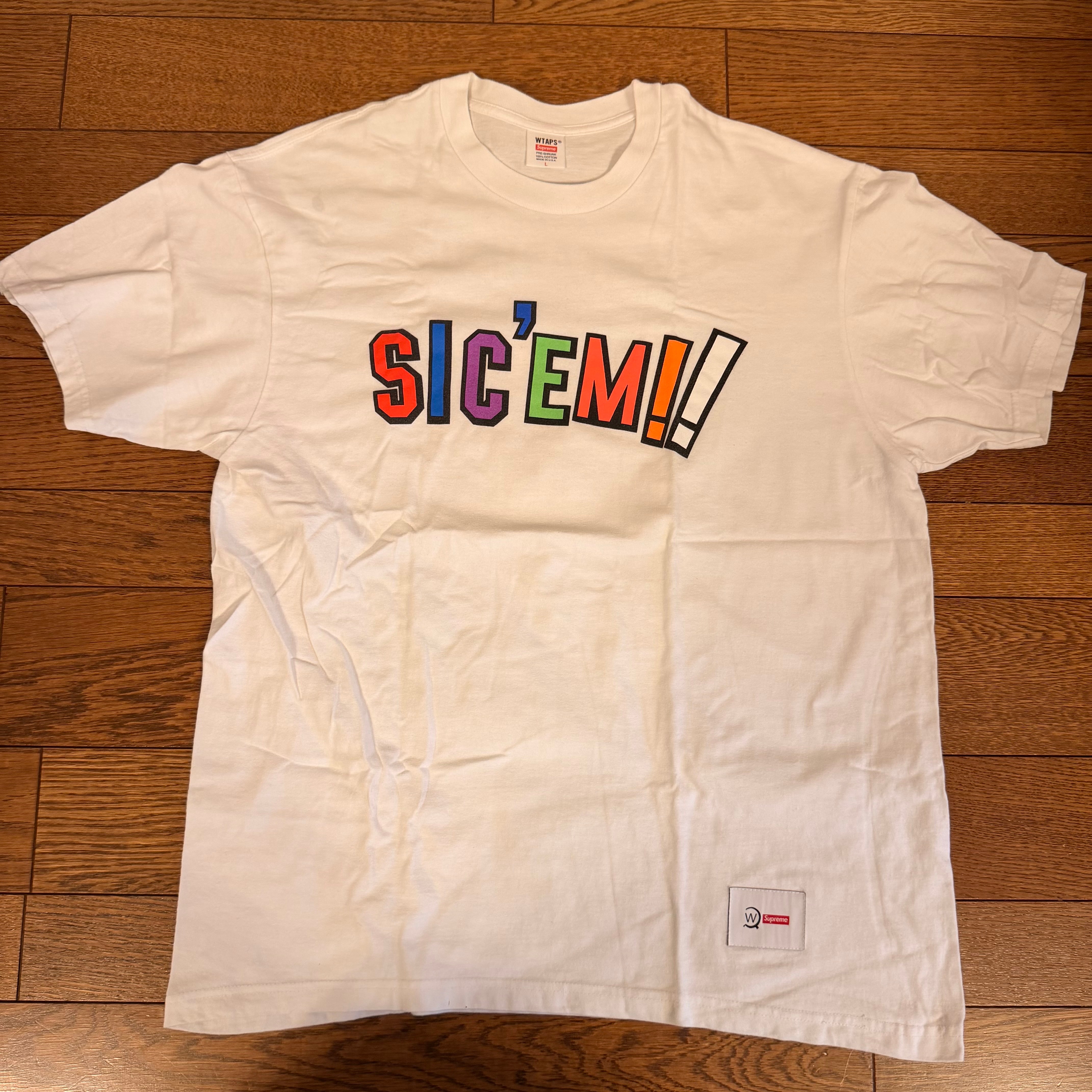 Supreme / WTAPS Sic'em! Tee "White"