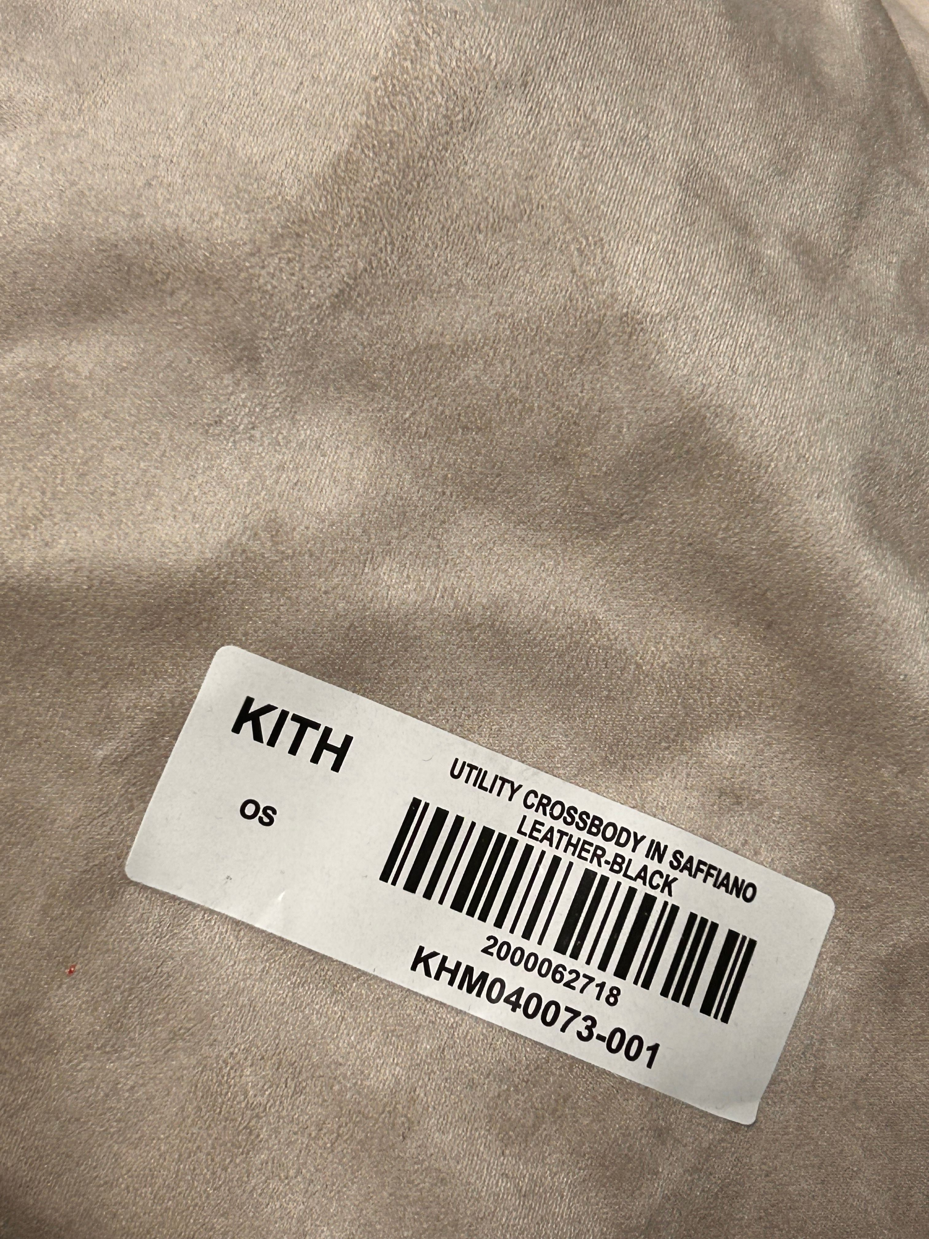 Kith Utility Crossbody in Saffiano Leather "Black"