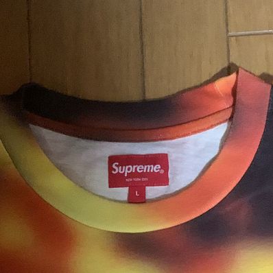 Supreme Small Box Tee "Flames"(23SS)