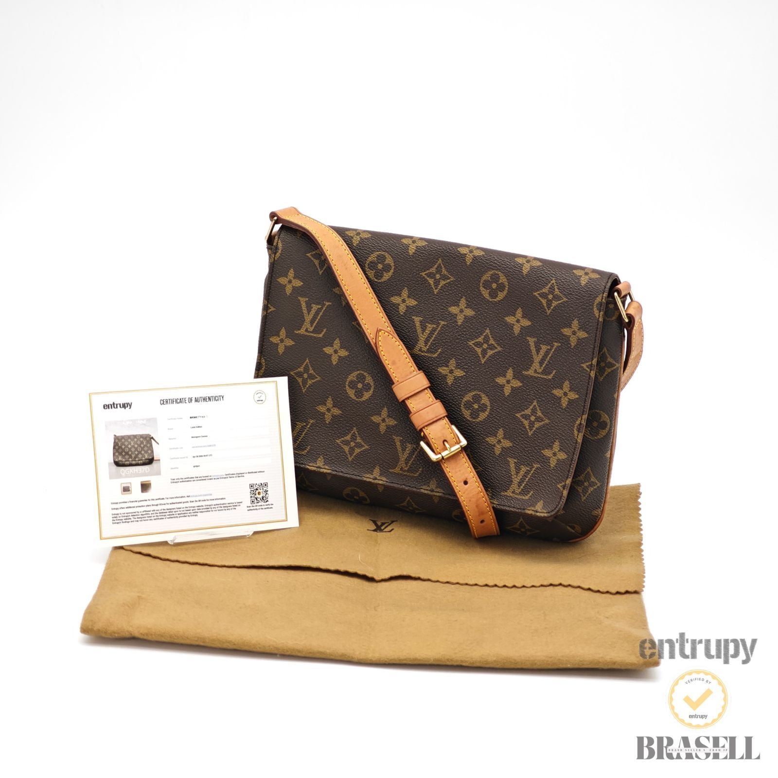 LOUIS VUITTON ルイ・ヴィトン ミュゼット・タンゴ ショート モノグラム ミュゼット・タンゴ ショート M51257 SP0041 ショルダーバッグ Monogram Canvas Brown レディース