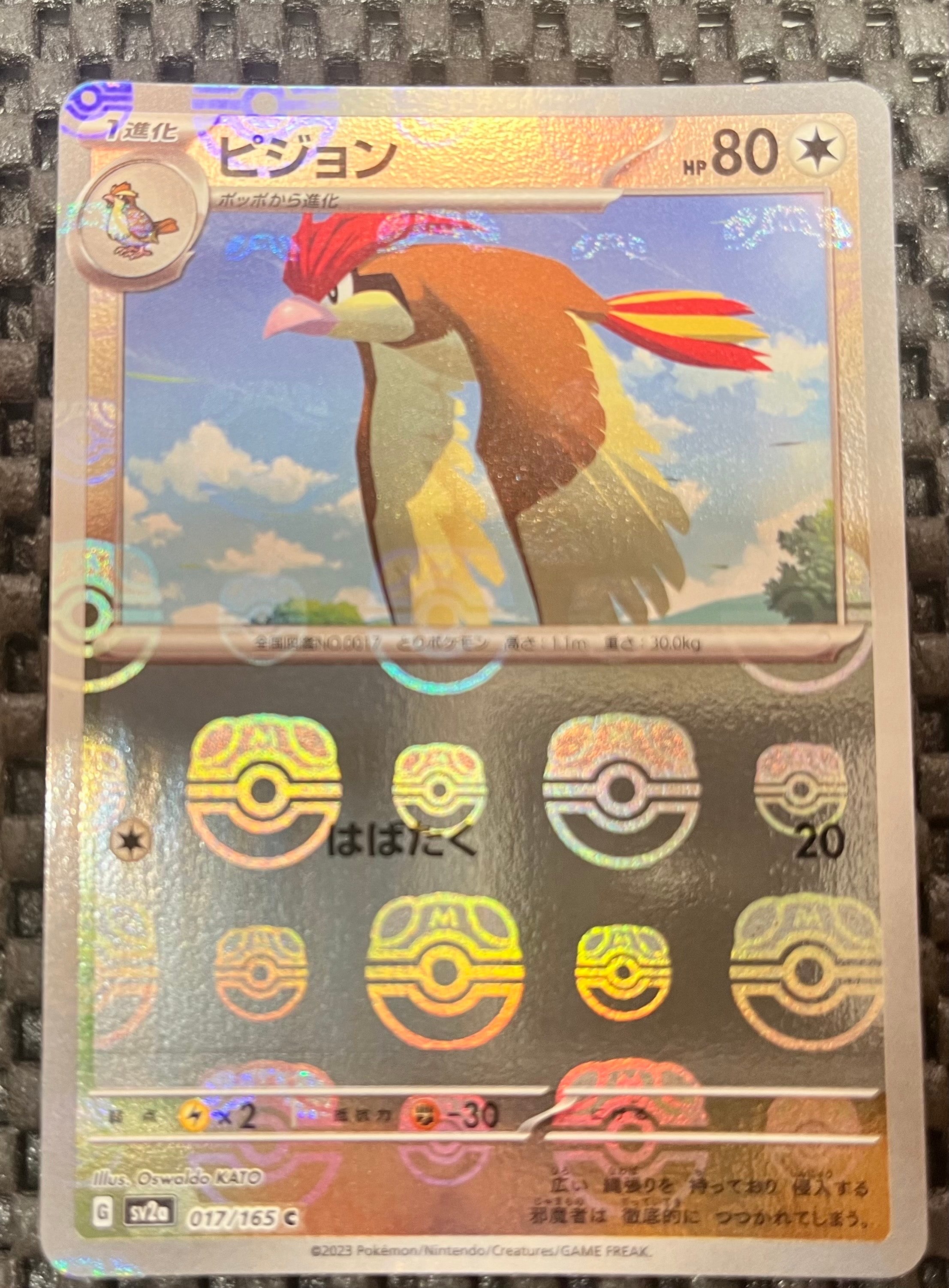 ピジョン C: マスターボールミラー[SV2a 017/165](強化拡張パック「ポケモンカード151」)