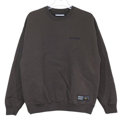 NEIGHBORHOOD Plain Sweat Crewneck LS "Brown"
