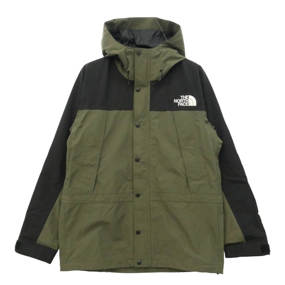 THE NORTH FACE ノースフェイス NP11834 MOUNTAIN LIGHT JACKET NT マウンテン ライト ジャケット ニュートープ ブラック系 グレイッシュグリーン系 L【中古】