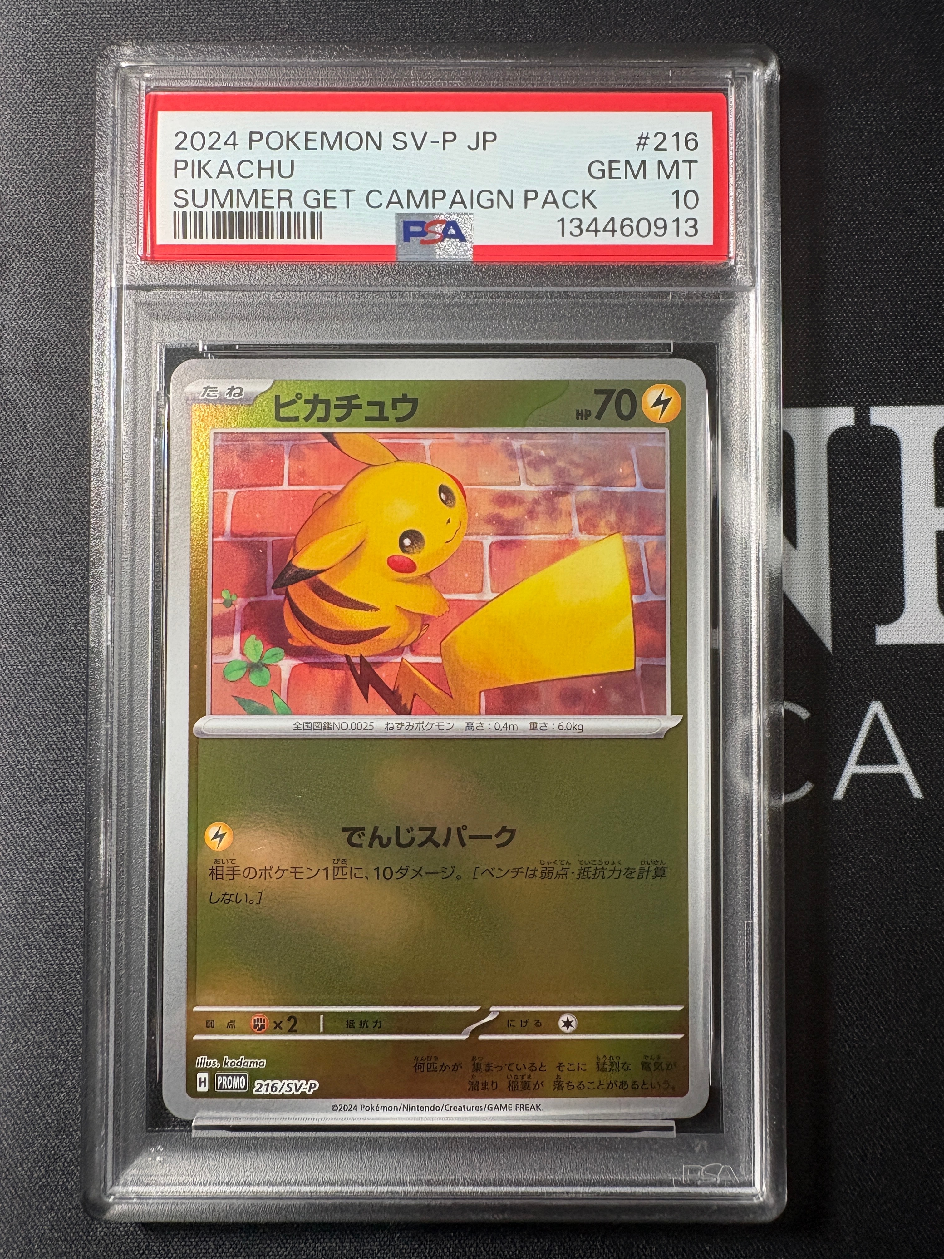 ピカチュウ P [SV-P 216](プロモカードパック「ポケカの夏がキタ!プロモカードGetキャンペーン!」)