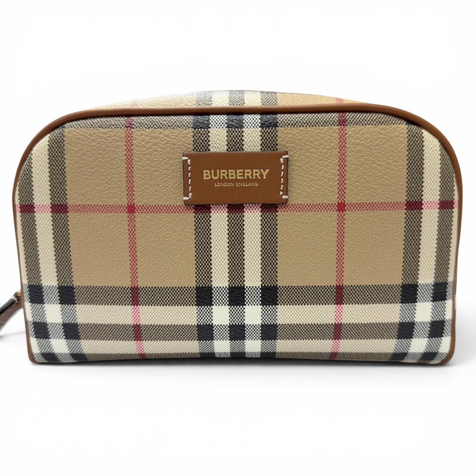 未使用品 バーバリー ポーチ ベージュ レディース 8094419