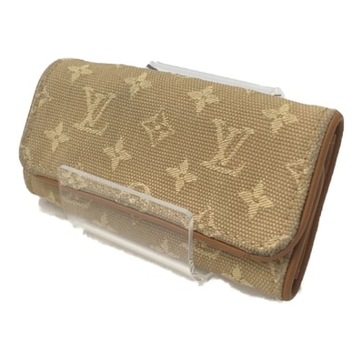 △△LOUIS VUITTON ルイヴィトン モノグラム・ミニ ミュルティクレ4連 キーケース M92432 ベージュ