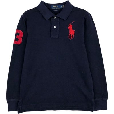 古着 ラルフローレン Ralph Lauren POLO RALPH LAUREN CLASSIC FIT ビッグポニー 長袖 ポロシャツ レディースS相当/eaa633956