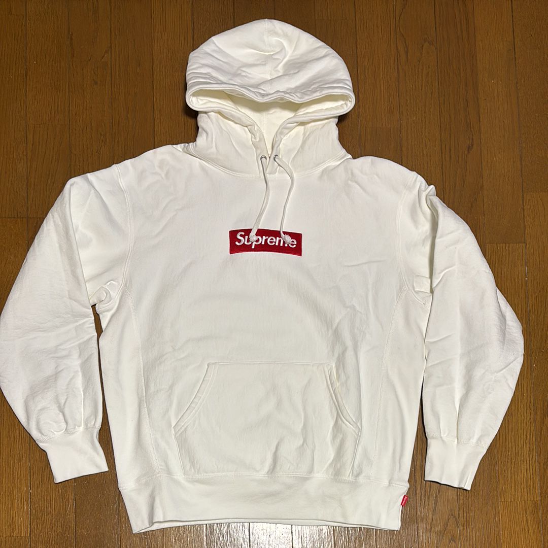 Supreme Box Logo Hooded Sweatshirt "White" (21FW)