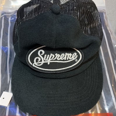 Supreme Terry Mesh Back 5-Panel "Black"
