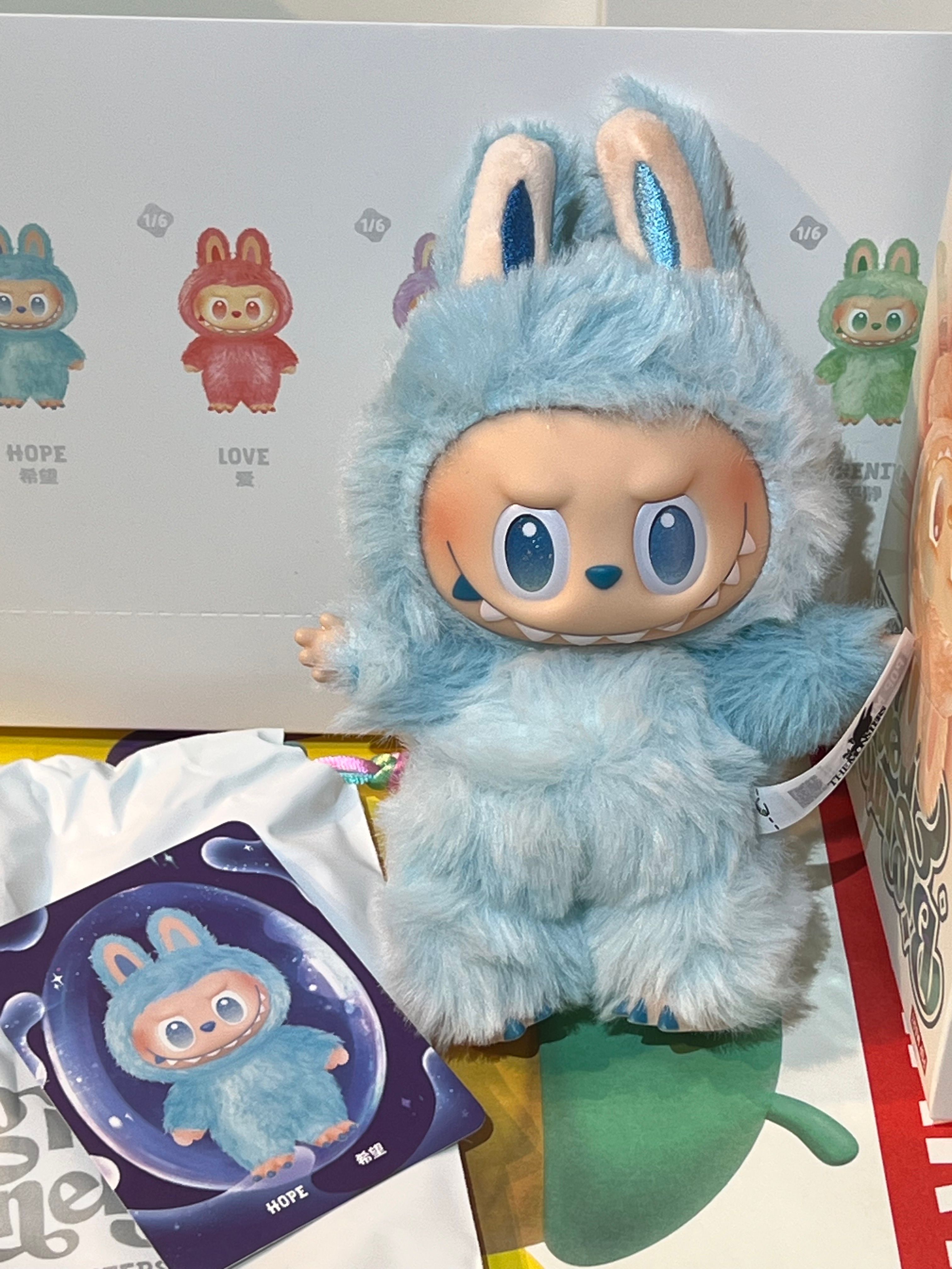 POP MART THE MONSTERS (LABUBU) Big into Energy Series Plush Pendant HOPE