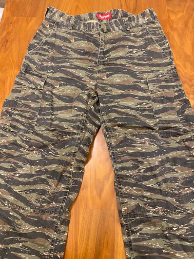 Supreme Cargo Pant "Olive Tiger Camo"(24SS)
