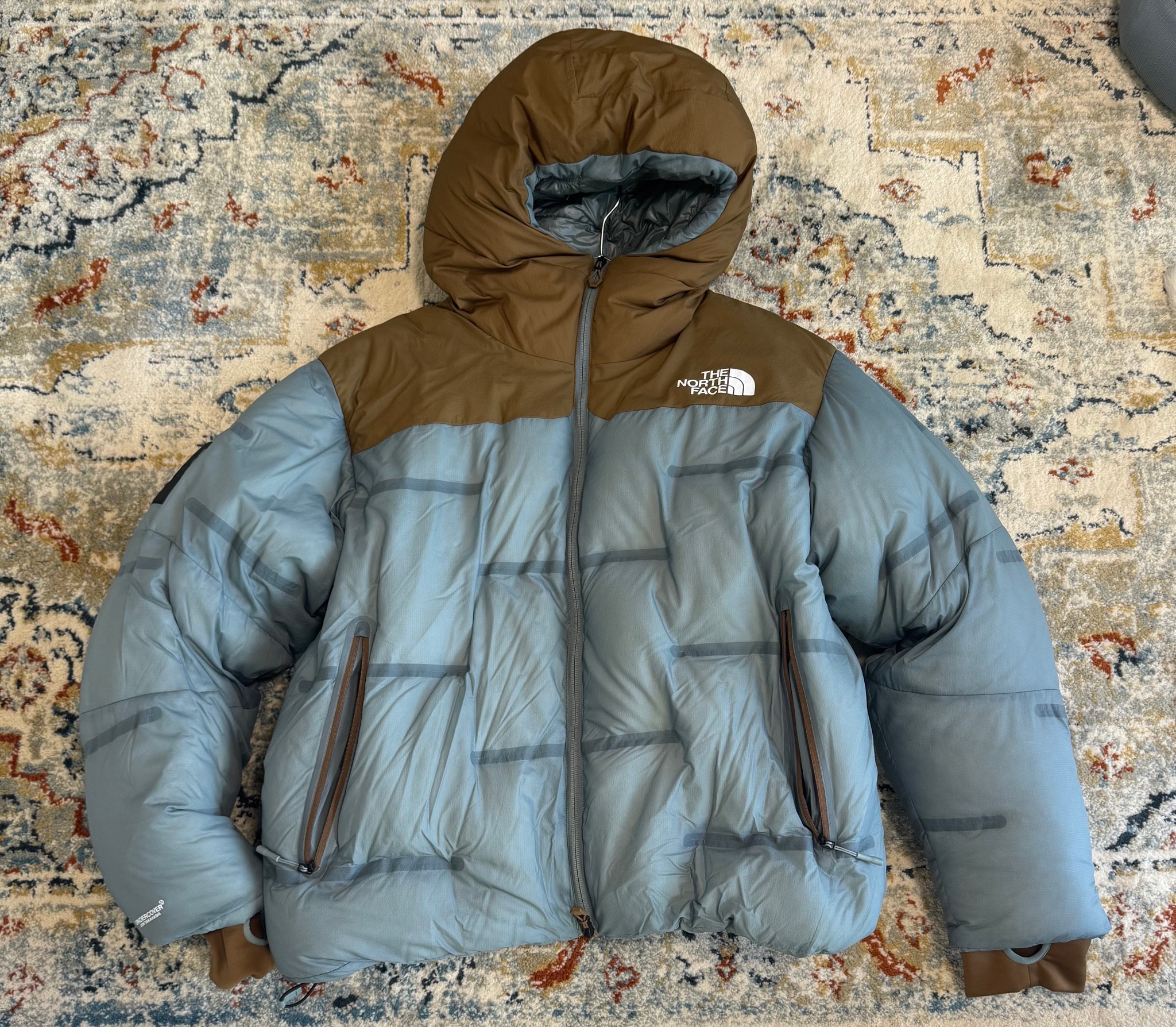 UNDERCOVER x THE NORTH FACE SOUKUU Cloud Down Nupste "Light Blue Gray"
