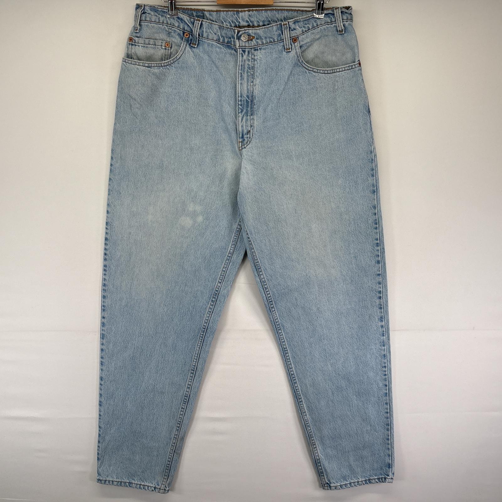 古着 90's/90年代 リーバイス Levi's USA製 デニムパンツ 560 テーパード バギー ジーンズ ジーパン 色落ち w38 L34  ブルー メンズ