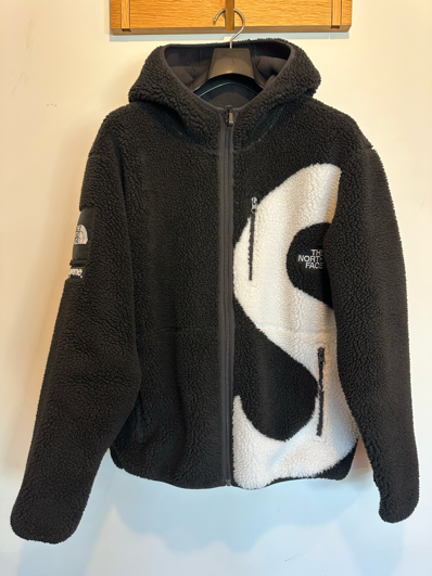 Supreme x The North Face S Logo Hooded Fleece Jacket "Black"