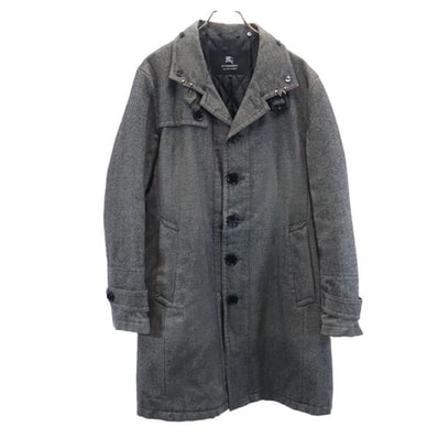 BURBERRY BLACK LABEL バーバリーブラックレーベル 三陽商会 トレンチコート L グレー系 裏キルティング