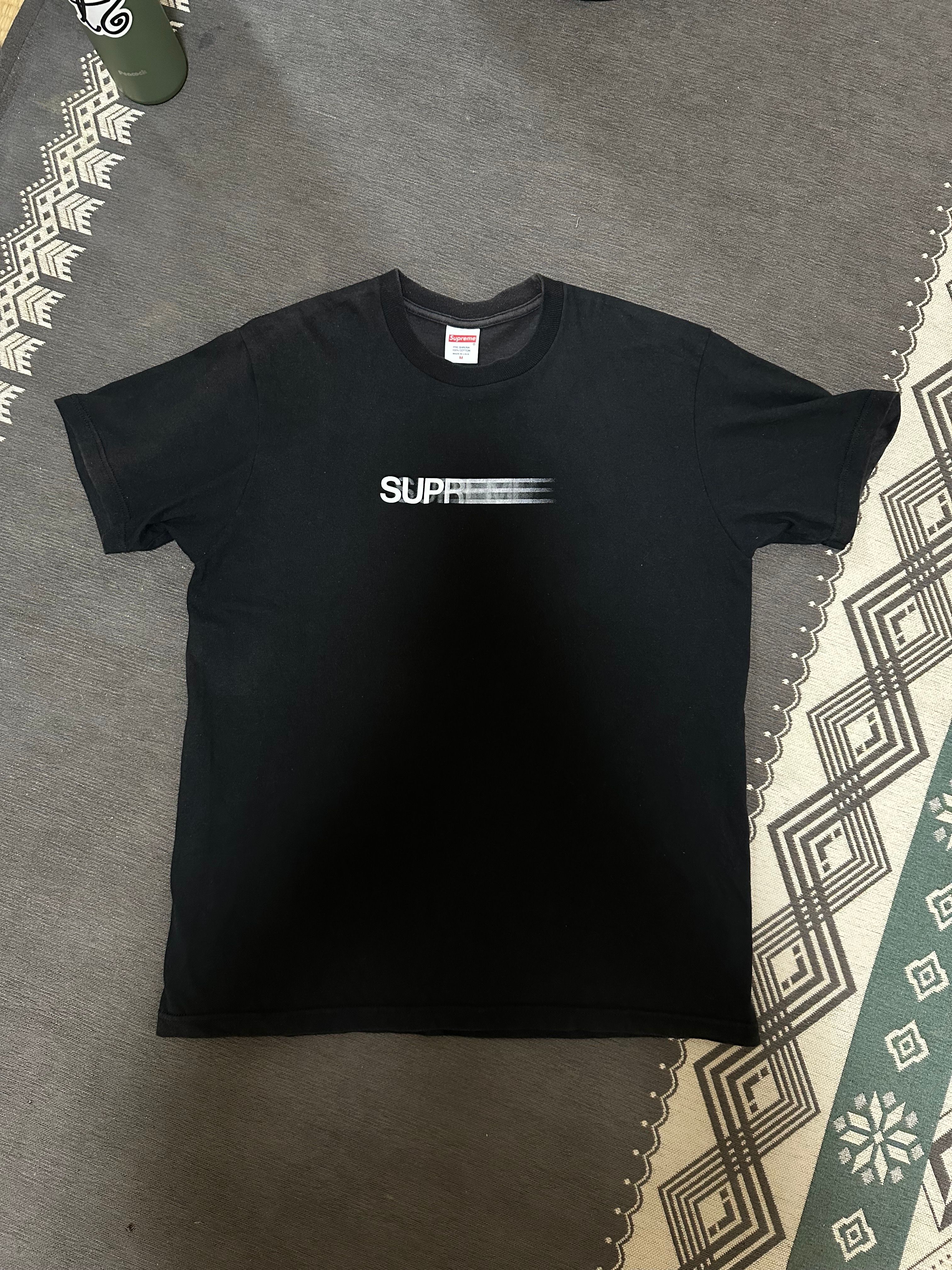 Supreme Motion Logo Tee "Black" (23SS)