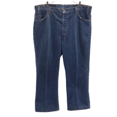 Levi's リーバイス 70s オレンジタブ ヴィンテージ 646 42タロン ベルボトム デニムパンツ インディゴブルー ジーンズ ビッグサイズ