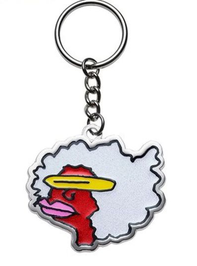Gonz Ramm Keychain White