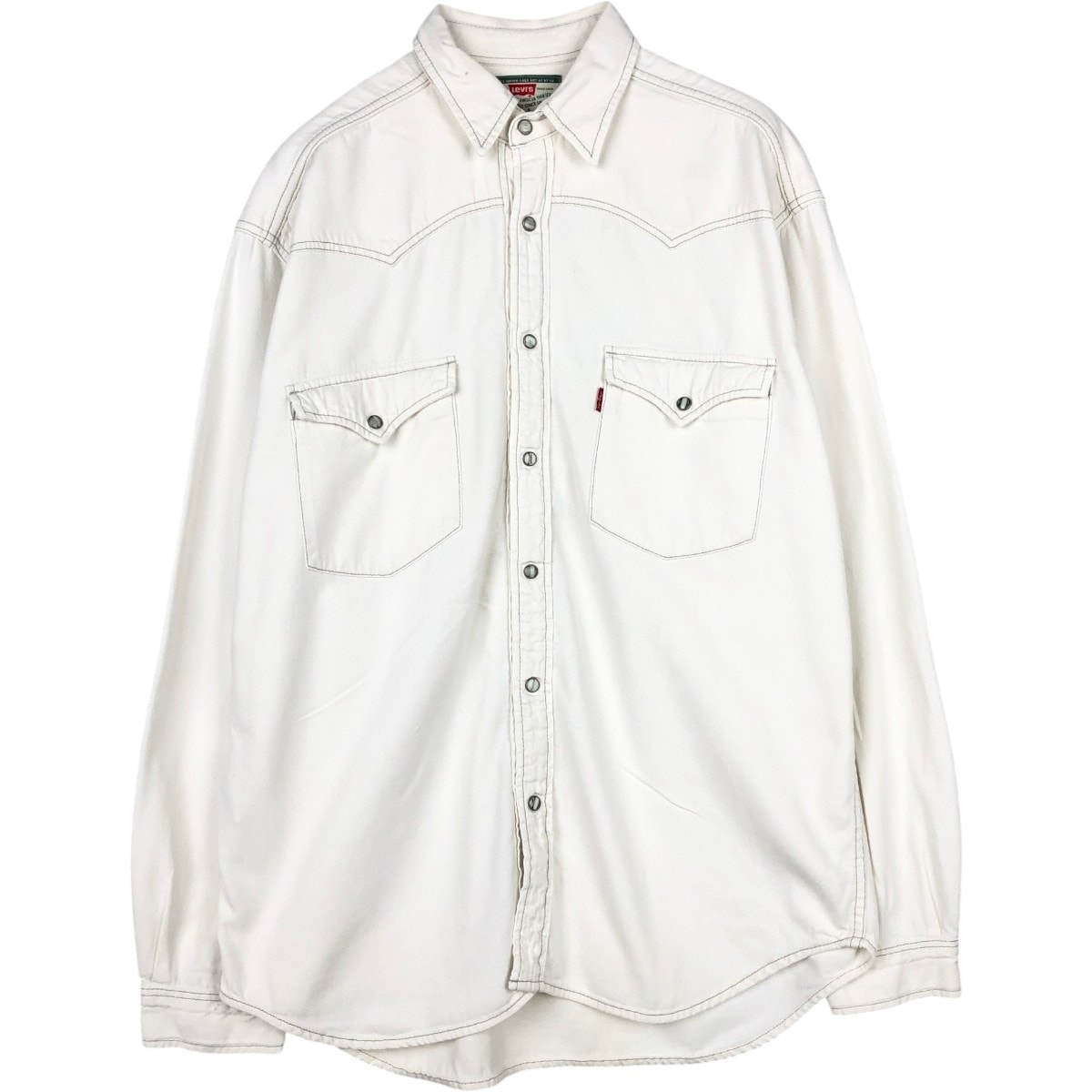 古着 リーバイス Levi's 長袖 デニムウエスタンシャツ メンズL相当/eaa672687
