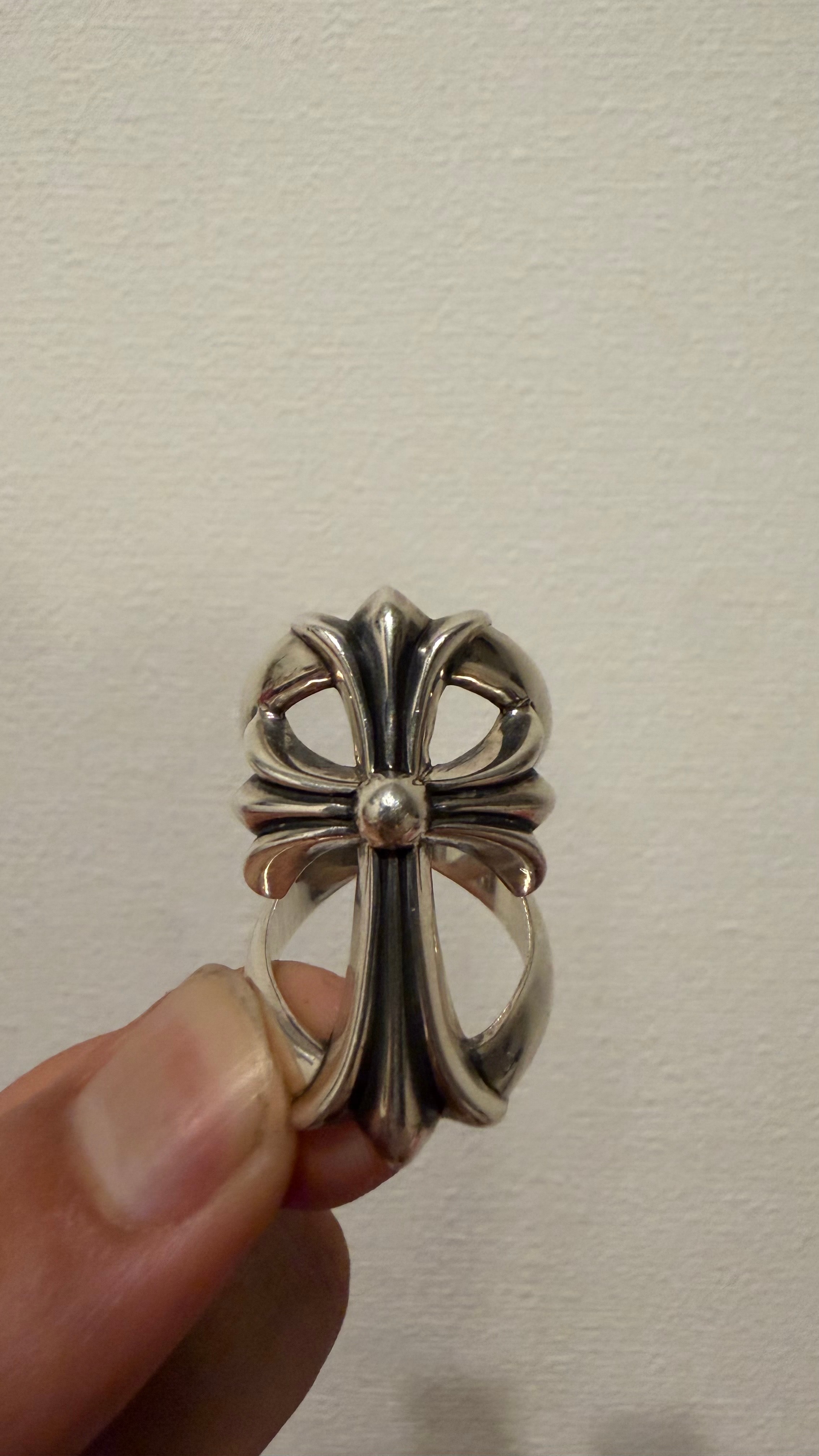 Chrome Hearts Infinity CH Cross Ring "Silver"
