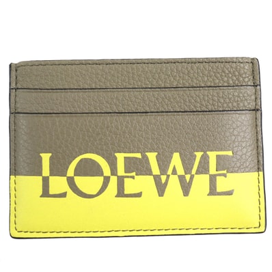 未使用品 ロエベ SIGNATURE PLAIN CARDHOLDER
