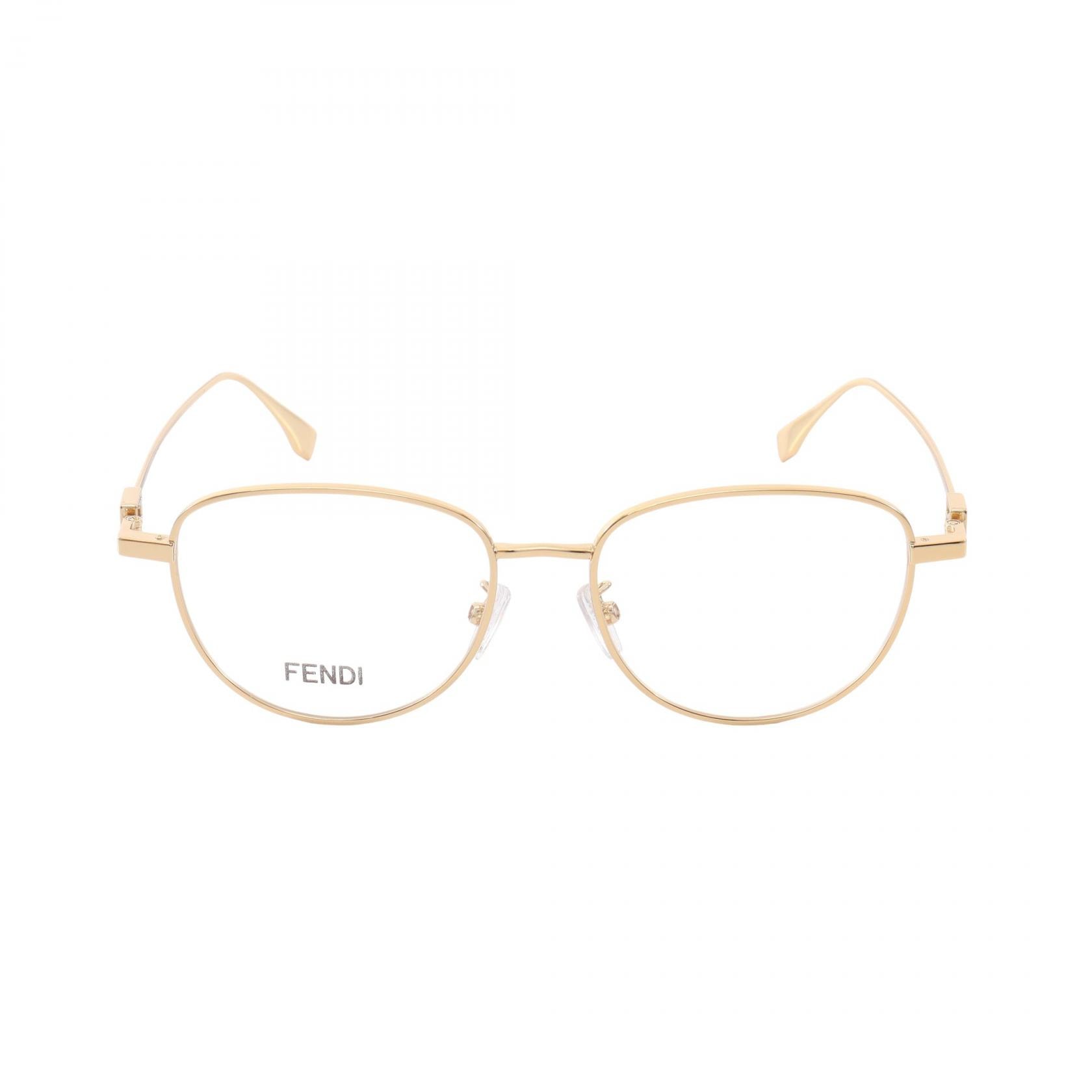 フェンディ FENDI FFロゴ メガネ 衣料品 GP レディース ゴールド系 50109F03052 【新品】