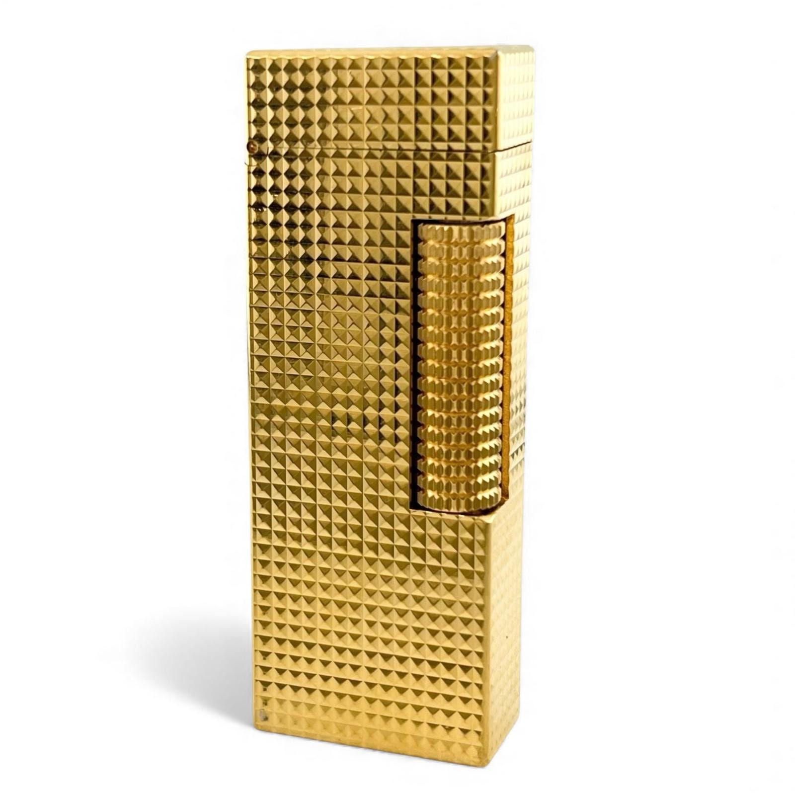 美品 ダンヒル ライター ゴールド メンズ