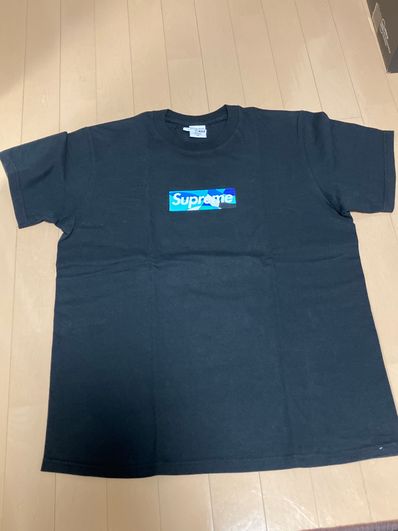 Supreme / Emilio Pucci® Box Logo Tee "Black/Blue"