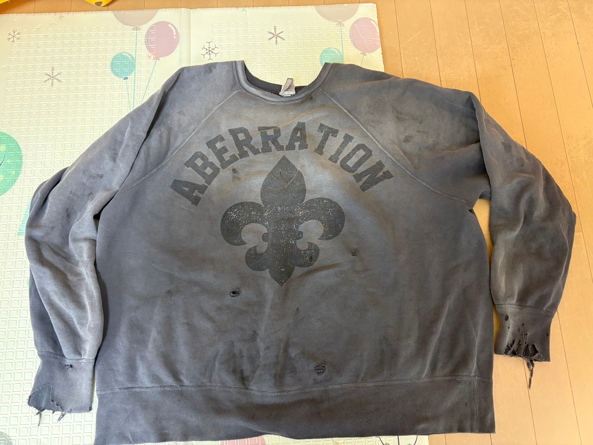Saint Mxxxxxx Crew Neck Sweat Abberation "Charcoal"