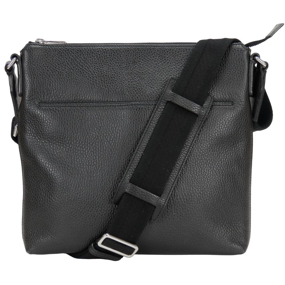 【中古】 グッチ ショルダーバッグ コスモポリス 394915 レザー ブラック 斜め掛け シンプル メンズ 男性 GUCCI