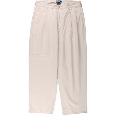 古着 ラルフローレン Ralph Lauren POLO by Ralph Lauren ツータック チノパンツ メンズw33相当/eaa667783