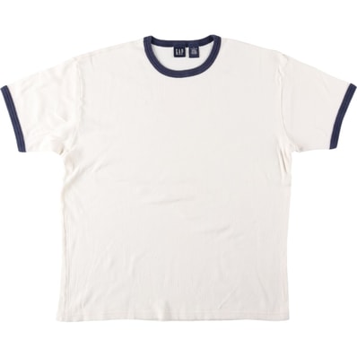 古着 90年代 ギャップ GAP オールドギャップ リブ編み リンガーTシャツ メンズL相当 ヴィンテージ/eaa653594