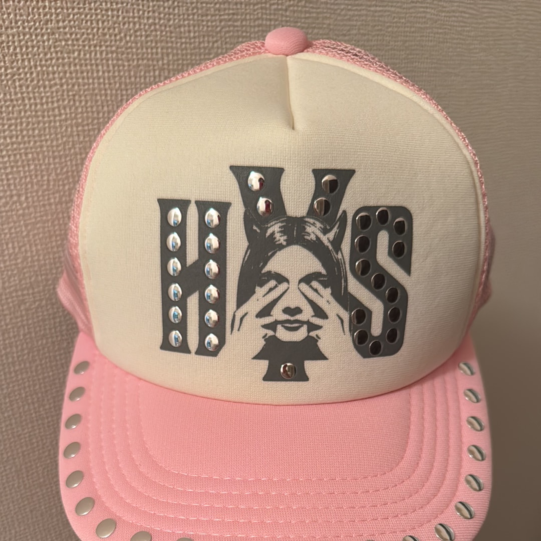 HYSTERIC GLAMOUR See No Evil Studded Mesh Cap 