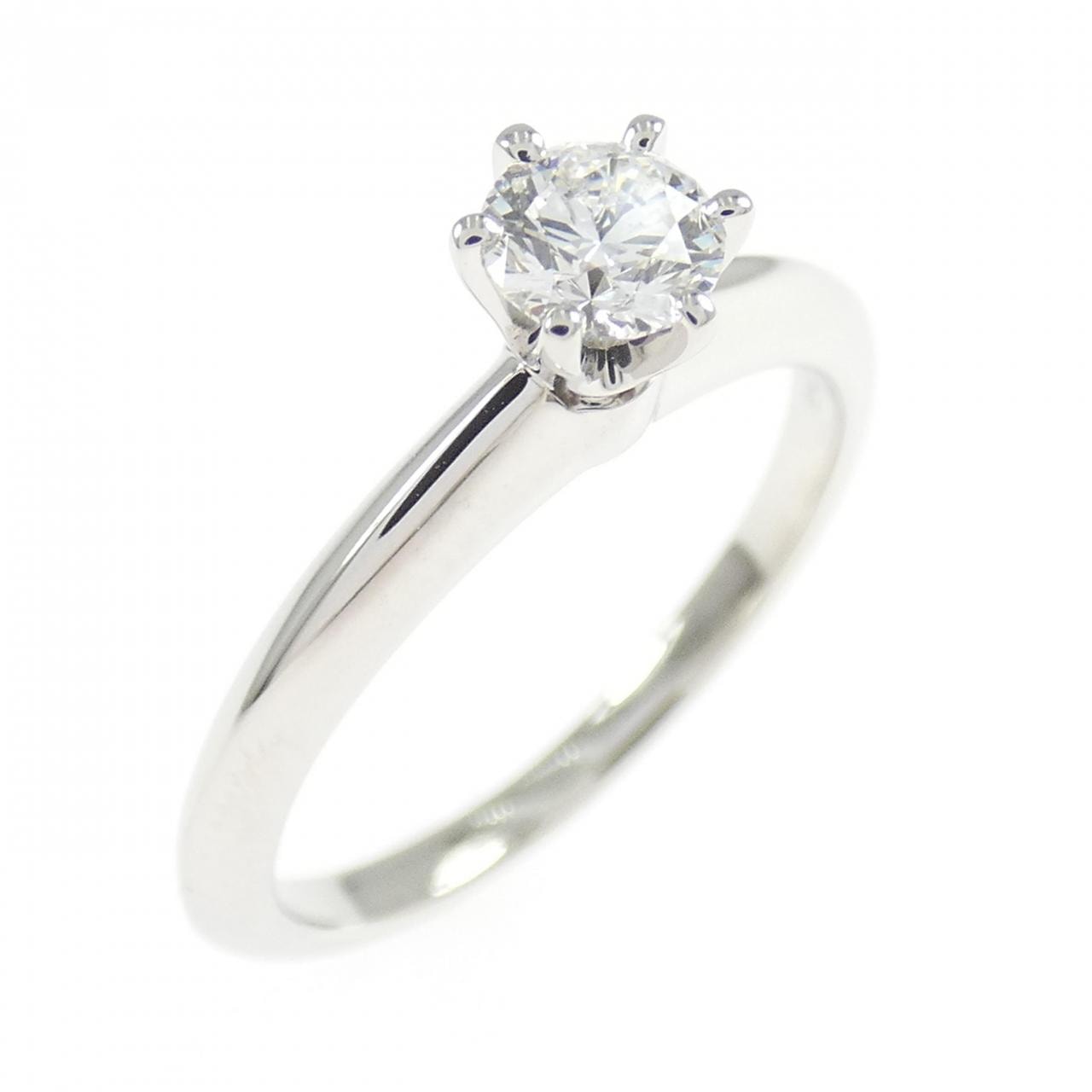 ティファニー クラシックソリティア リング 0.26CT F VS1 3EXT