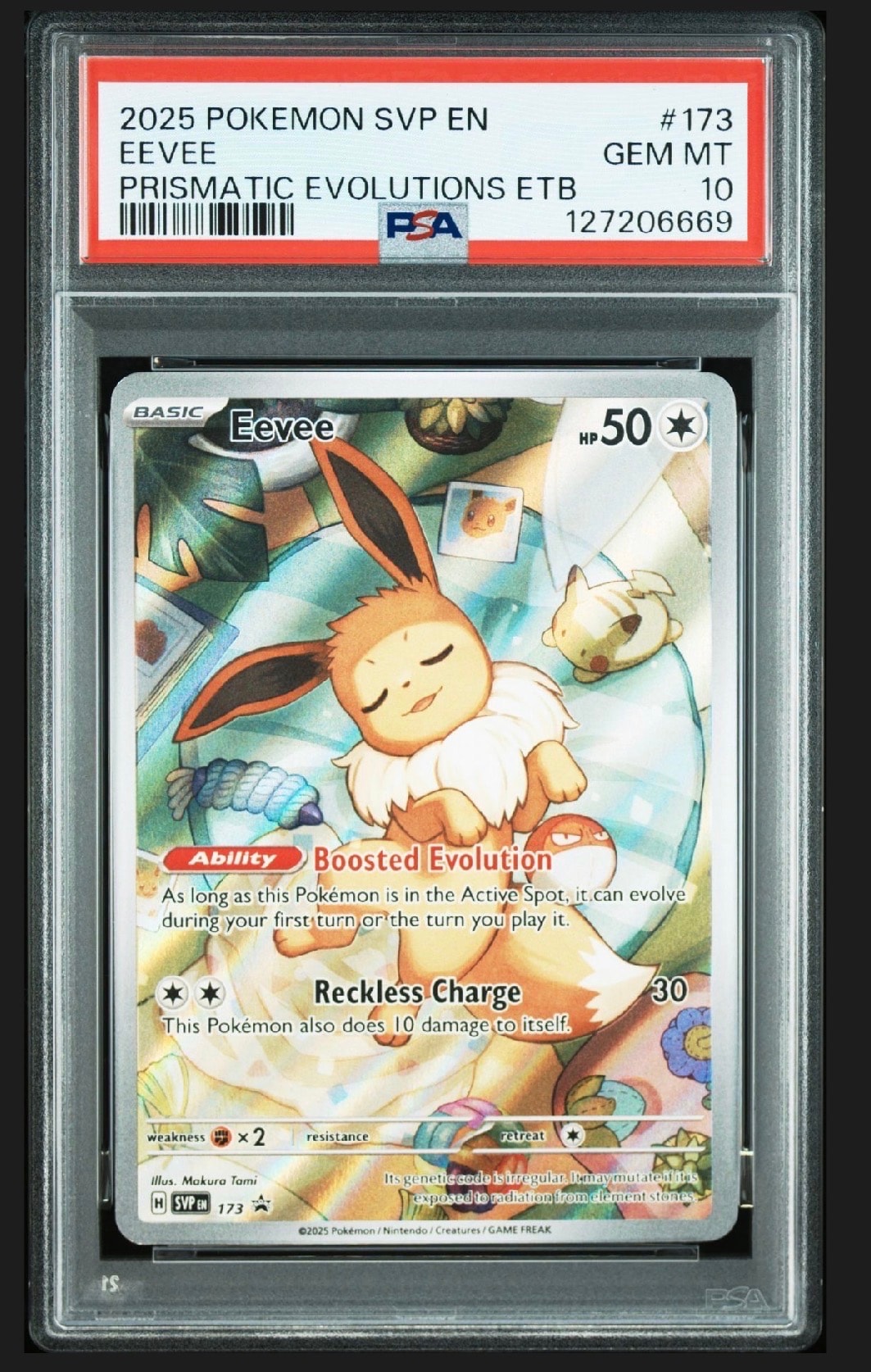 PSA10】イーブイ P [SVP EN 173]【英語版】(スカーレット&バイオレット