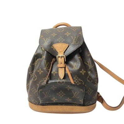 ▼▼LOUIS VUITTON ルイヴィトン レディース リュックサック モノグラム ミニモンスリ M51137 ブラウン