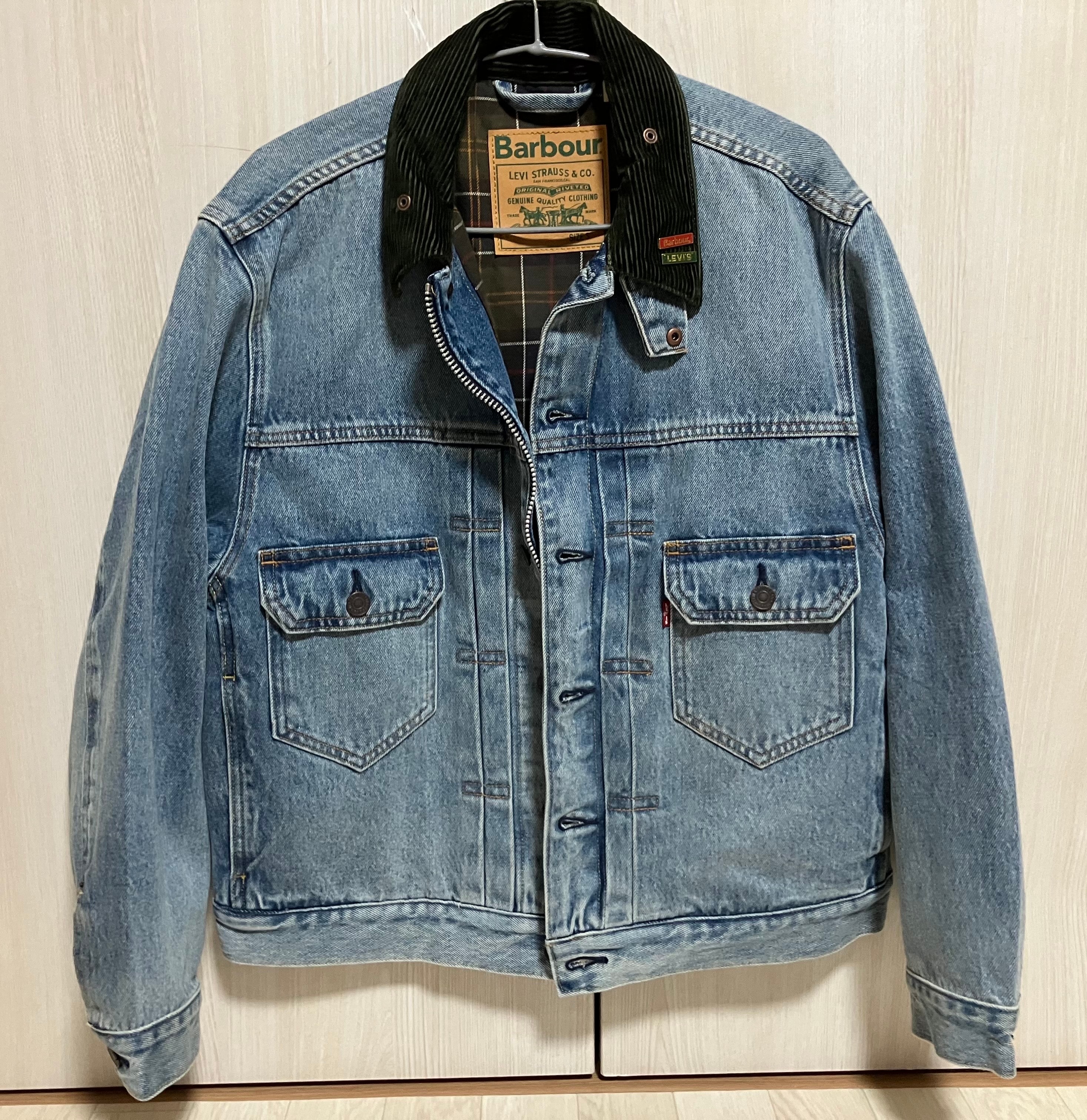 LEVI'S x Barbour Type II Denim Trucker "Washed Indigo"