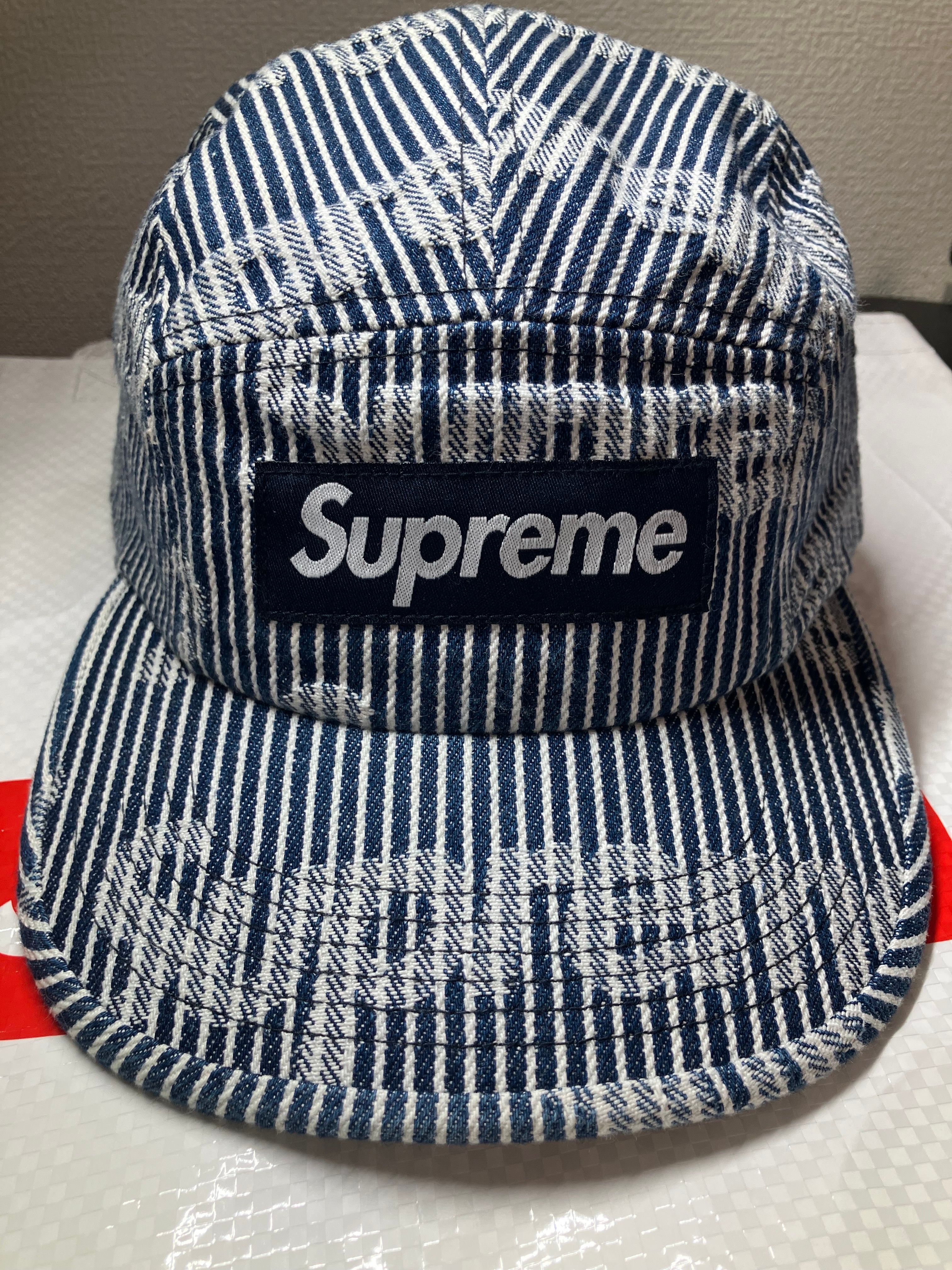Supreme Denim Camp Cap "Stripe" (24SS)