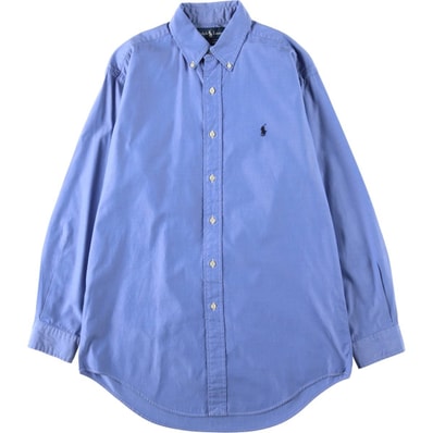 古着 ラルフローレン Ralph Lauren YARMOUTH 長袖 ボタンダウンシャツ メンズM相当/eaa635610