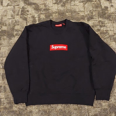 Supreme Box Logo Crewneck "Black" (22FW)