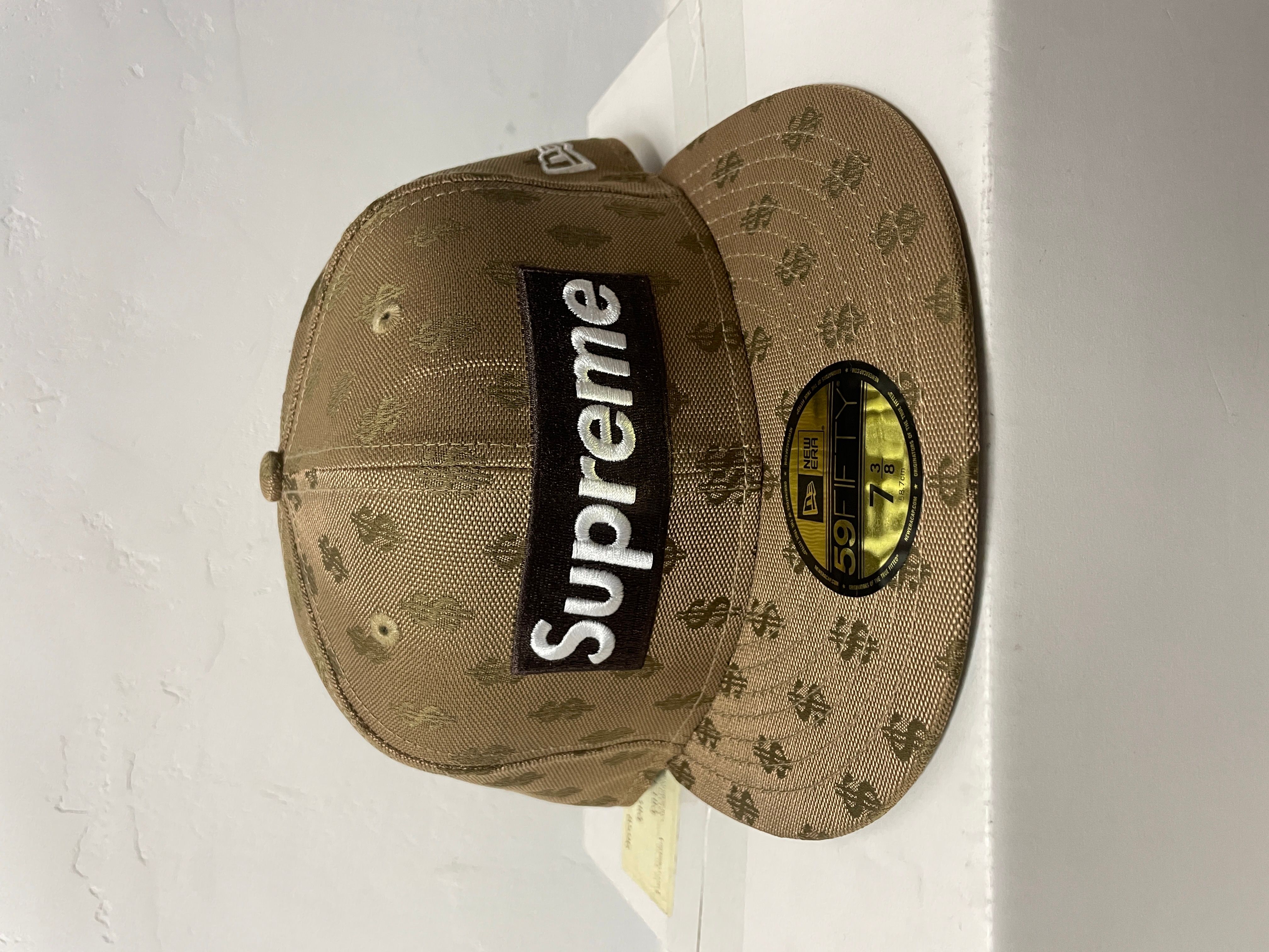 Supreme Monogram Box Logo New Era "Brown"
