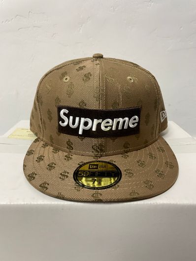 Supreme Monogram Box Logo New Era "Brown"