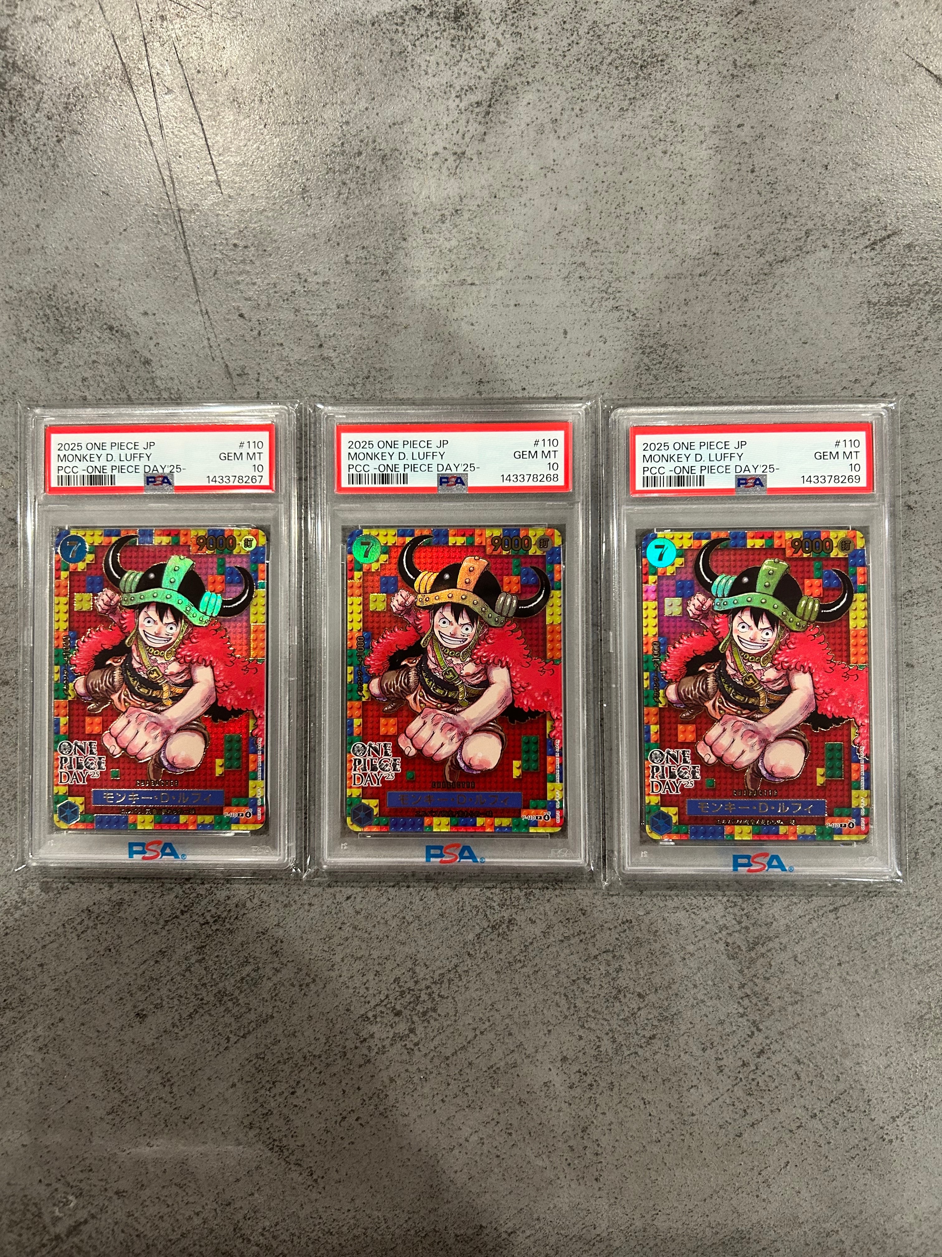 PSA9】モンキー・D・ルフィ P [P-110](プレミアムカードコレクション